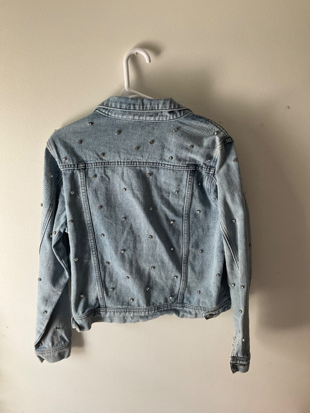 Veveret Rhinestone Denim Jacket - Picture 5 of 5